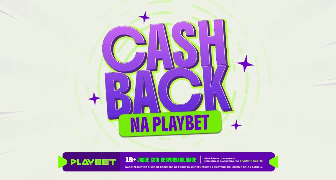 Imagem ilustrativa sobre a promoção de cashback da PlayBet