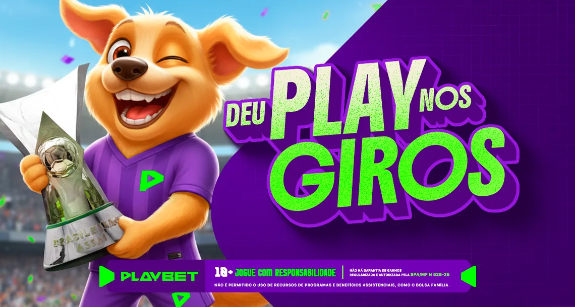 Imagem ilustrativa da ação da PlayBet de giros no Cachorro Sortudo