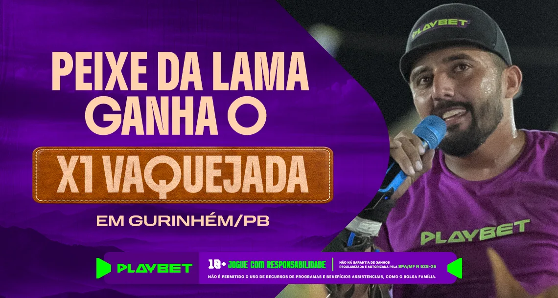 Imagem ilustrativa sobre a vitória de Peixe da Lama no último X1 de Vaquejada