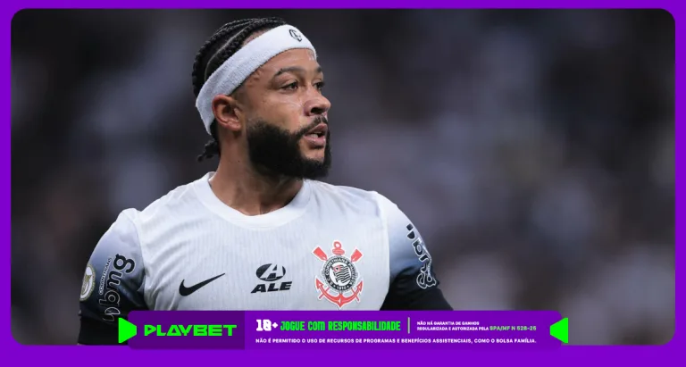 Foto do jogador Memphis Depay, do Corinthians