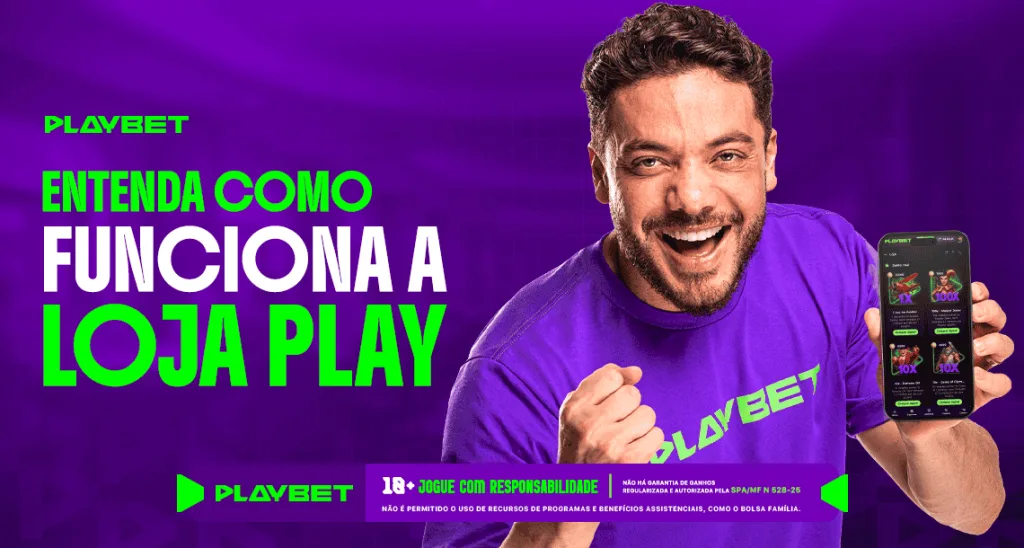 Imagem ilustrativa sobre a Loja Play, disponível no site da PlayBet