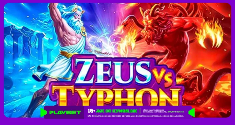 Imagem ilustrativa do novo slot Zeus x Typhon, da Pragmatic Play, já disponível na PlayBet