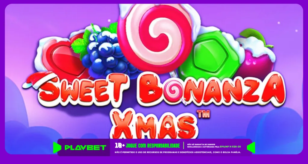 Imagem ilustrativa do jogo Sweet Bonanza Xmas, disponível na PlayBet
