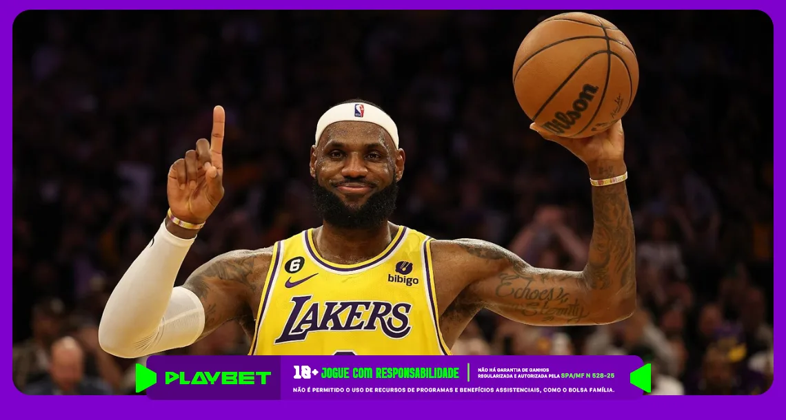 Imagem do jogador LeBron James - Divulgação