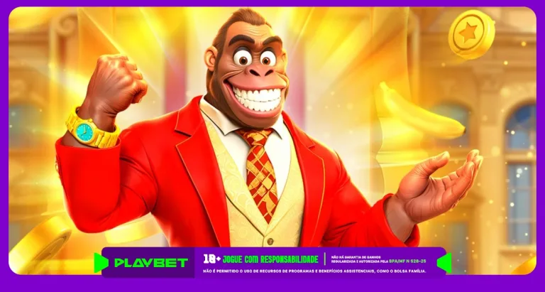 Imagem ilustrativa do slot Rico Gorila, disponível na PlayBet