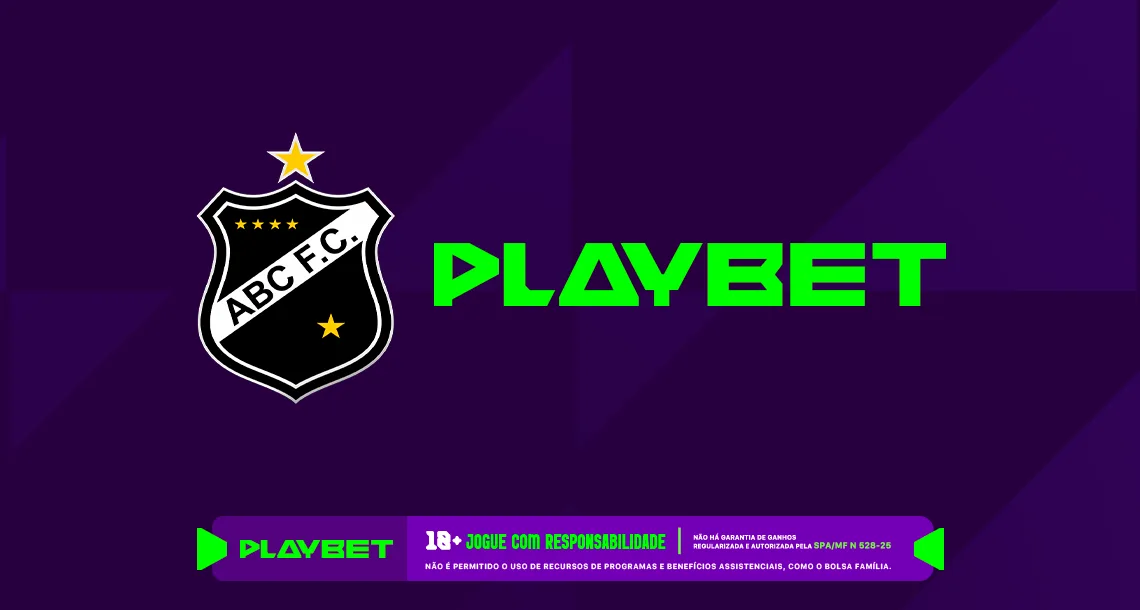 Imagem ilustrativa sobre a parceria entre a PlayBet e o ABC