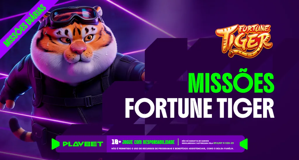 Imagem ilustrativa da Missão Play envolvendo o jogo Fortune Tiger