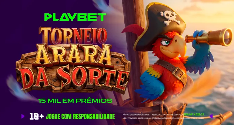 Imagem ilustrativa do Torneio Arara da Sorte da PlayBet
