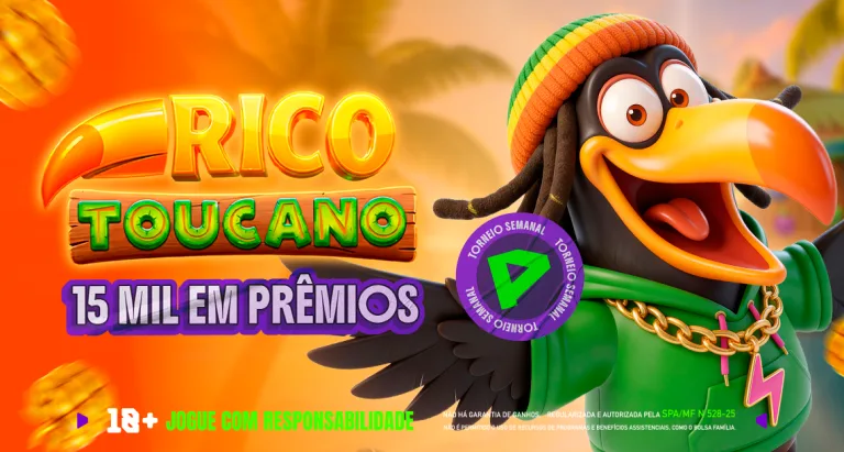 Imagem ilustrativa do Torneio Semanal Rico Toucano. disponível na PlayBet