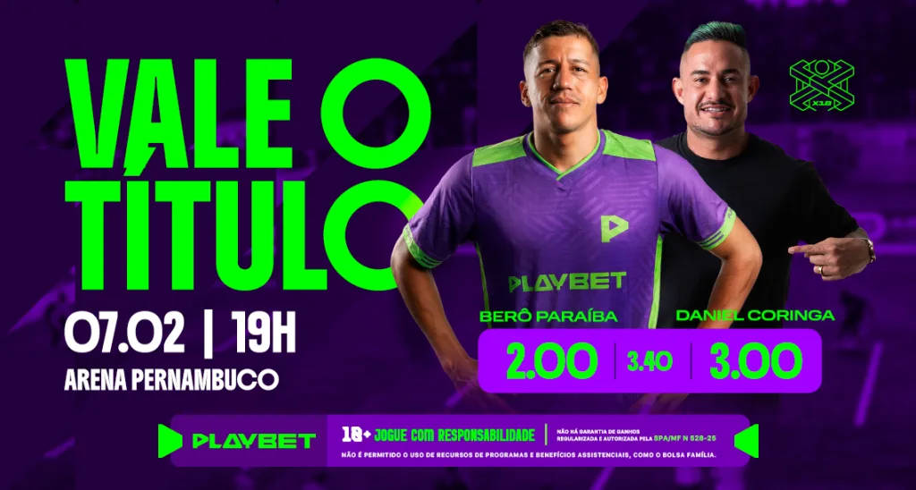 Imagem ilustrativa do X1 Berô Paraíba x Daniel Coringa na final do Campeonato da X1 Brazil