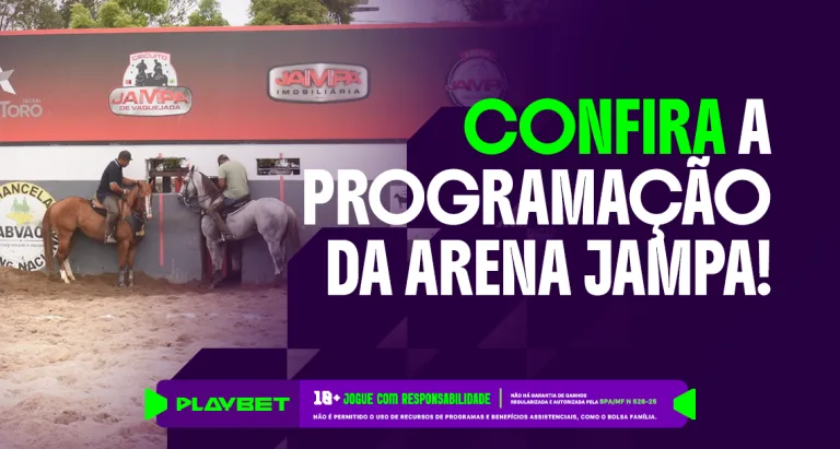 Imagem ilustrativa da programação da Arena Jampa