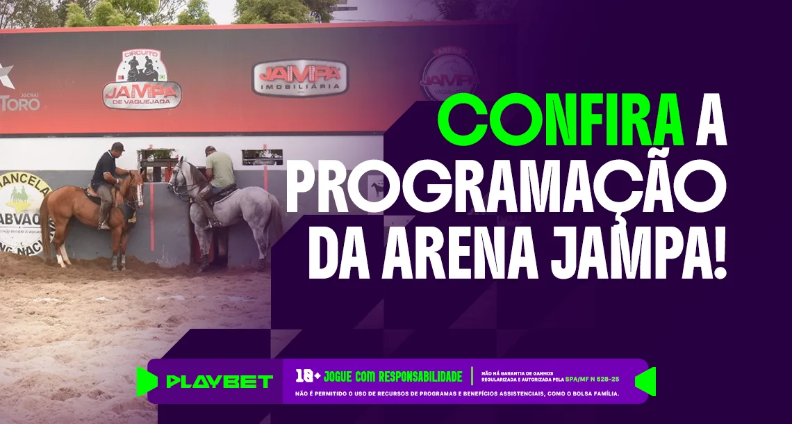 Imagem ilustrativa da programação da Arena Jampa