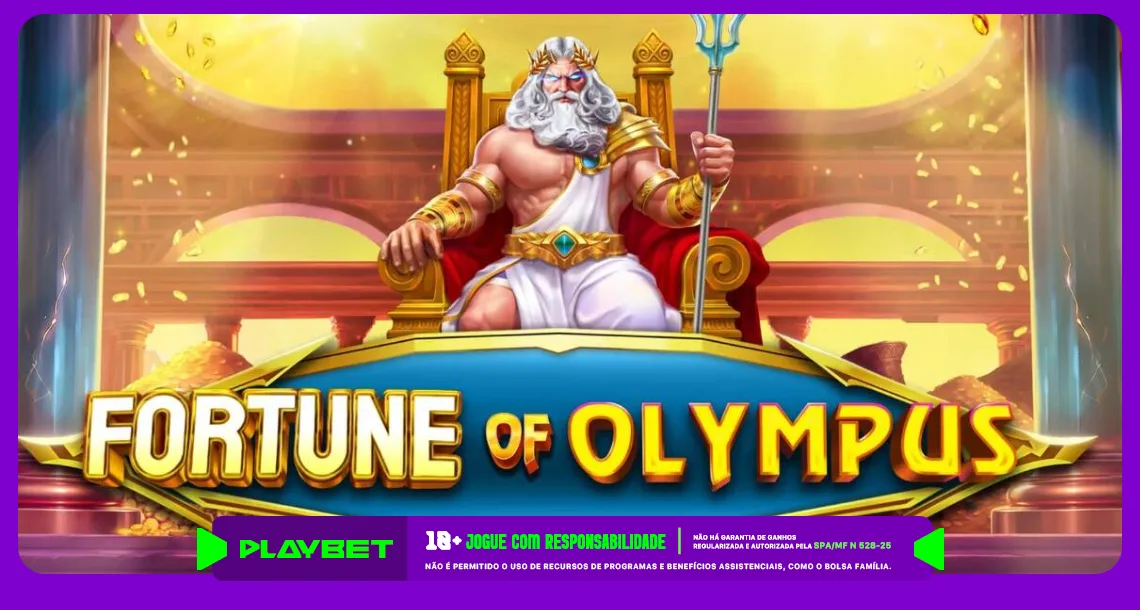 Imagem ilustrativa do jogo Fortune of Olympus, disponível na PlayBet