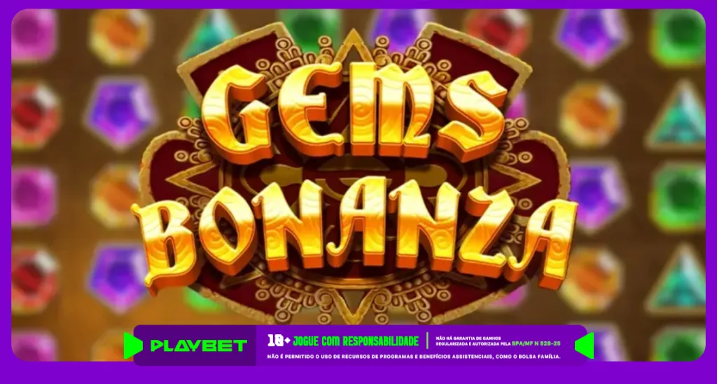 Imagem ilustrativa do jogo Gems Bonanza, disponível na PlayBet