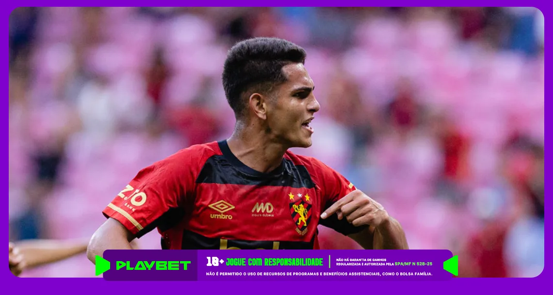 Foto do jogador Felipe Gabriel do Sport_Foto: Paulo Paiva/ Sport Recife