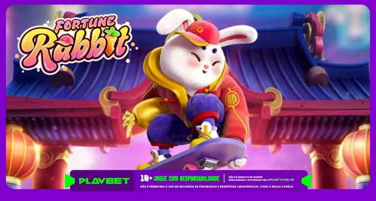 Imagem ilustrativa do jogo Fortune Rabbit, disponível na PlayBet