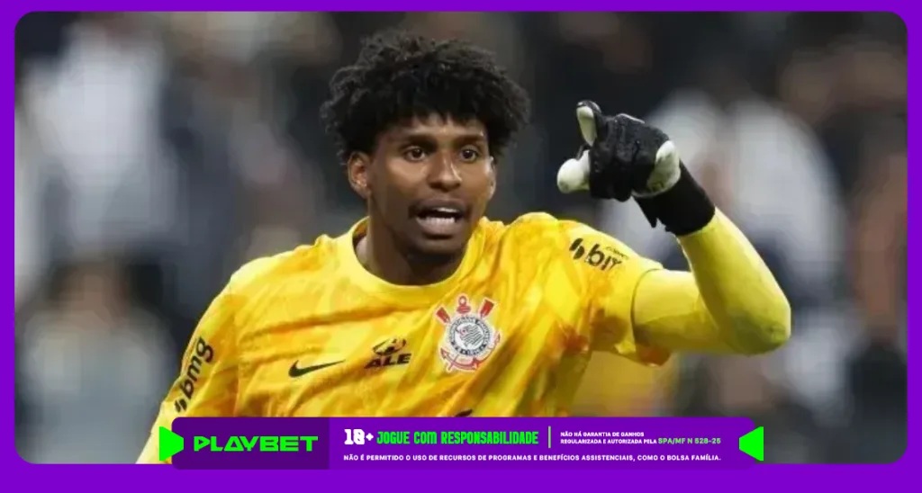Imagem do goleiro do Corinthians Hugo Souza- Foto: Vilmar bannach/Gazeta Press
