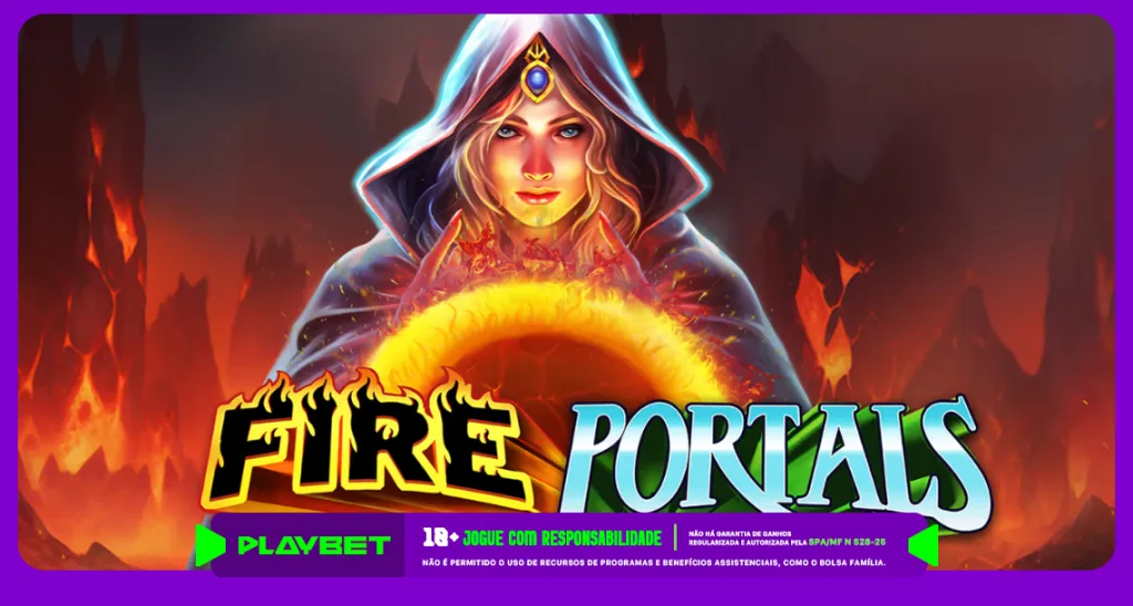 Imagem ilustrativa do jogo Fire Portals, da Pragmatic Play, disponível na PlayBet
