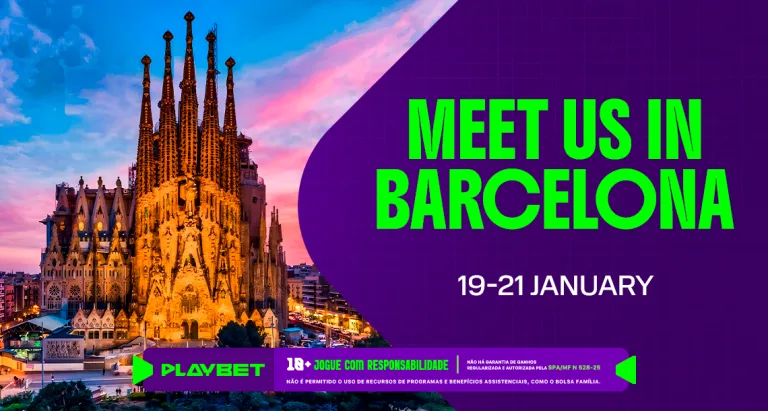Imagem ilustrativa da participação da PlayBet no ICE Barcelona 2026