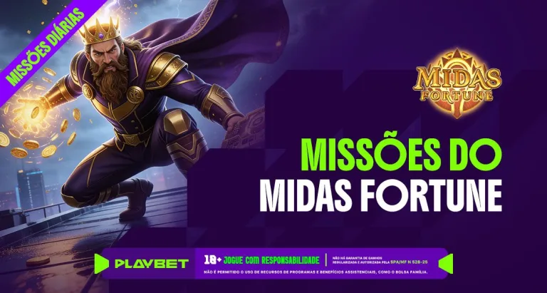 Imagem ilustrativa das Missões do slot Midas Fortune
