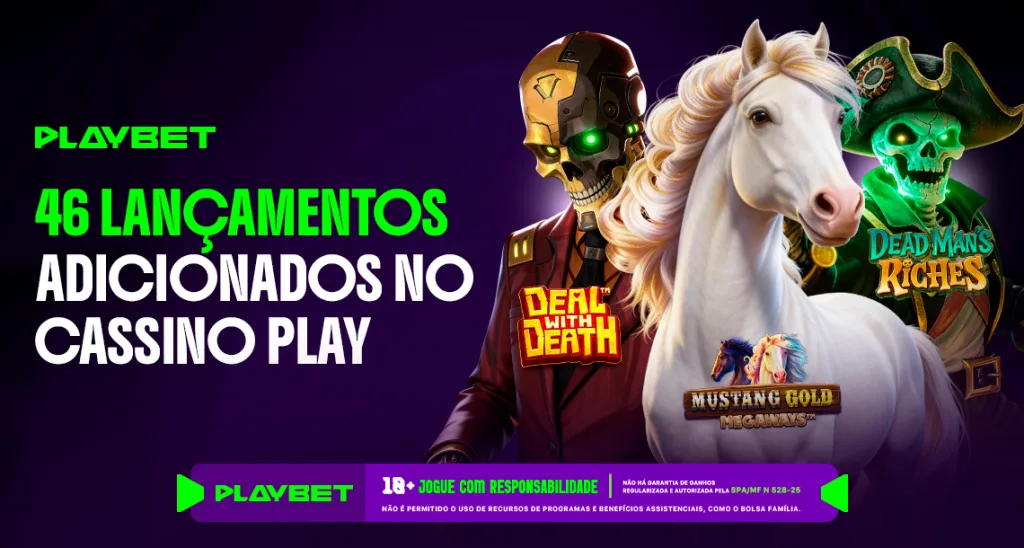 Imagem ilustrativa dos novos lançamentos na PlayBet
