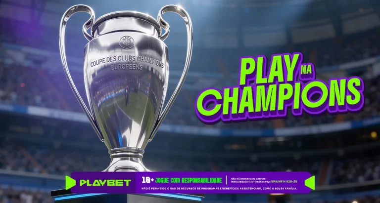 Imagem ilustrativa da ação Play na Champions, da PlayBet