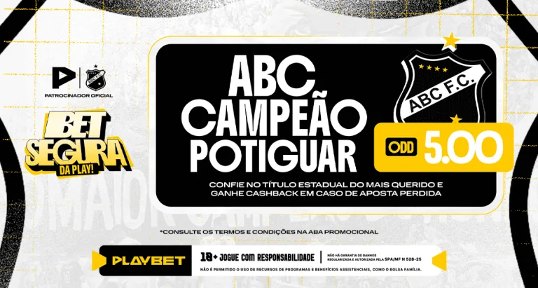 Imagem ilustrativa sobre a Super Odd da PlayBet para o título estadual do ABC em 2026