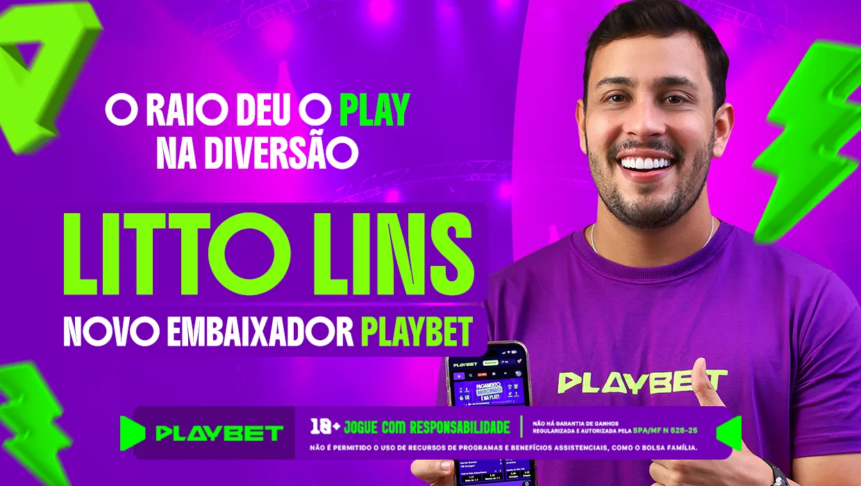 Imagem ilustrativa de Litto Lins, novo embaixador da PlayBet
