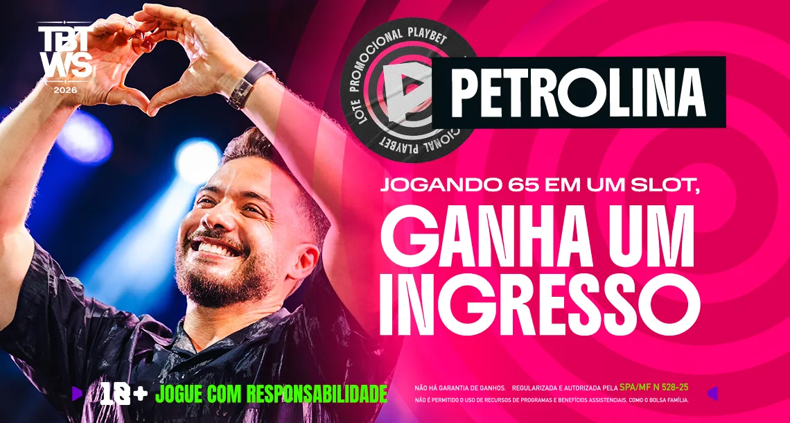 Imagem ilustrativa da promoção Missão TBT do Safadão - Petrolina, da PlayBet