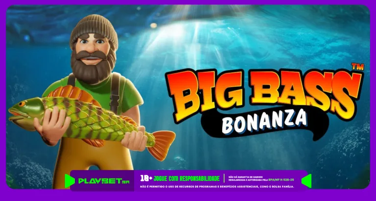 Imagem ilustrativa do jogo Big Bass Bonanza, disponível na Play.Bet.br