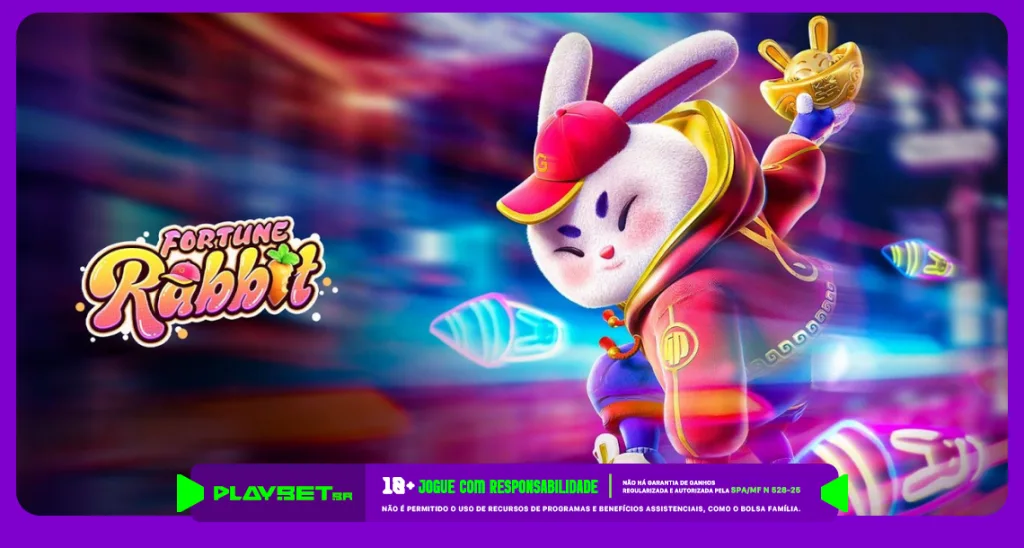 Imagem ilustrtiva do jogo Fortune Rabbit, disponível na PlayBet