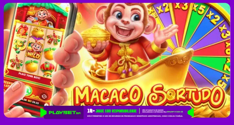 Imagem ilustrativa do jogo Macaco Sortudo, disponível na Play.Bet.br
