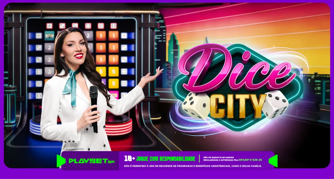 Imagem ilustrativa do jogo Dice City, disponível na Play.Bet.br