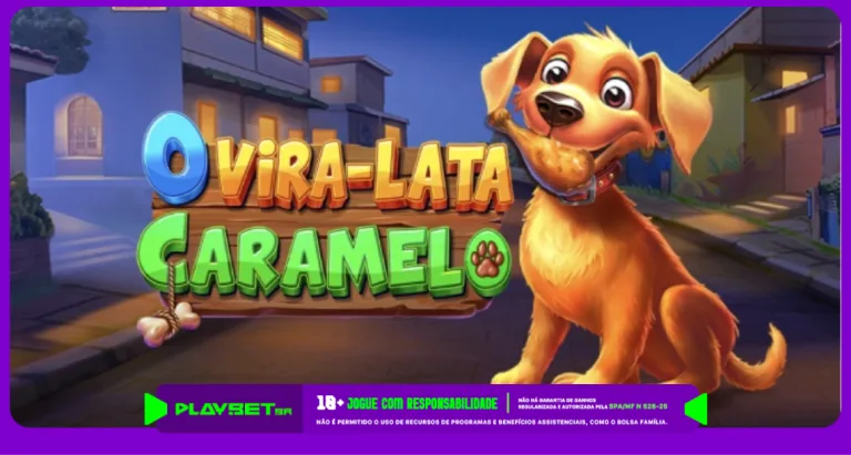 Imagem ilustrativa do jogo Vira-Lata Caramelo, disponível na Play.Bet.br