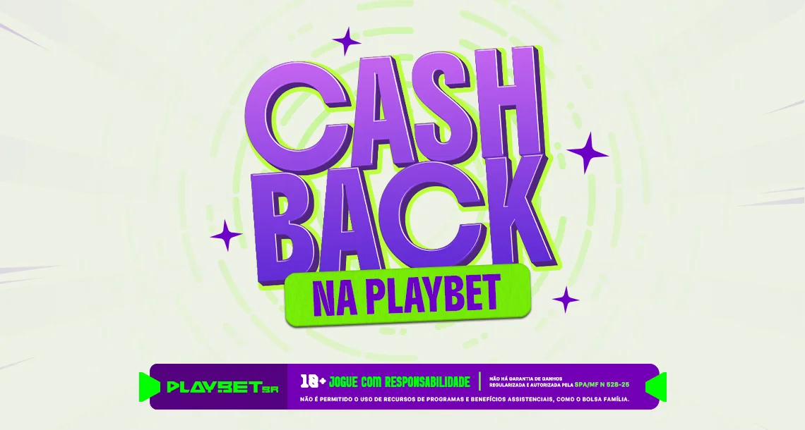 Imagem ilustrativa da promoção "Cashback da Champios" disponível na Play.Bet.Br