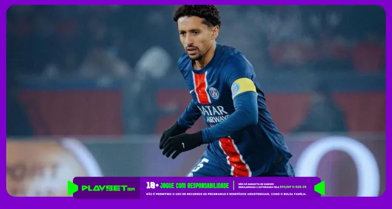 Jogador Marquinhos, do PSG. Foto: PSG/Divulgação