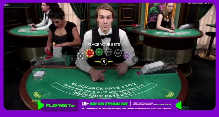 Imagem ilustrativa do Blackjack da Evolution.
