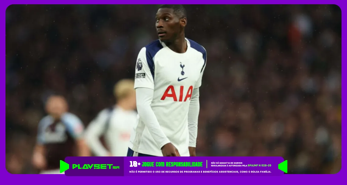 Jogador Kolo Muani, do Totteham. Foto: Tottenham/Divulgação