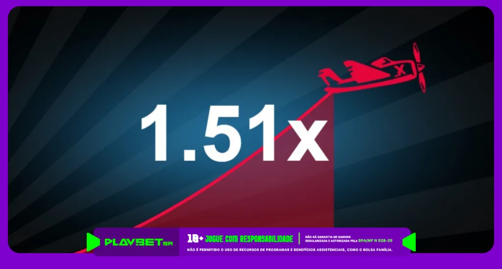 Imagem ilustrativa do jogo Aviator, disponível na Play.Bet.br