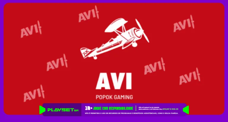 Imagem ilustrativa do jogo de crash game "AVI", desenvolvido pela PopOK Gaming