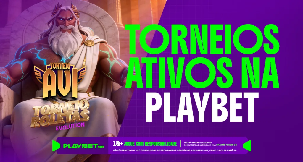 Imagem ilustrativa dos Torneios ativos na Play.Bet.br