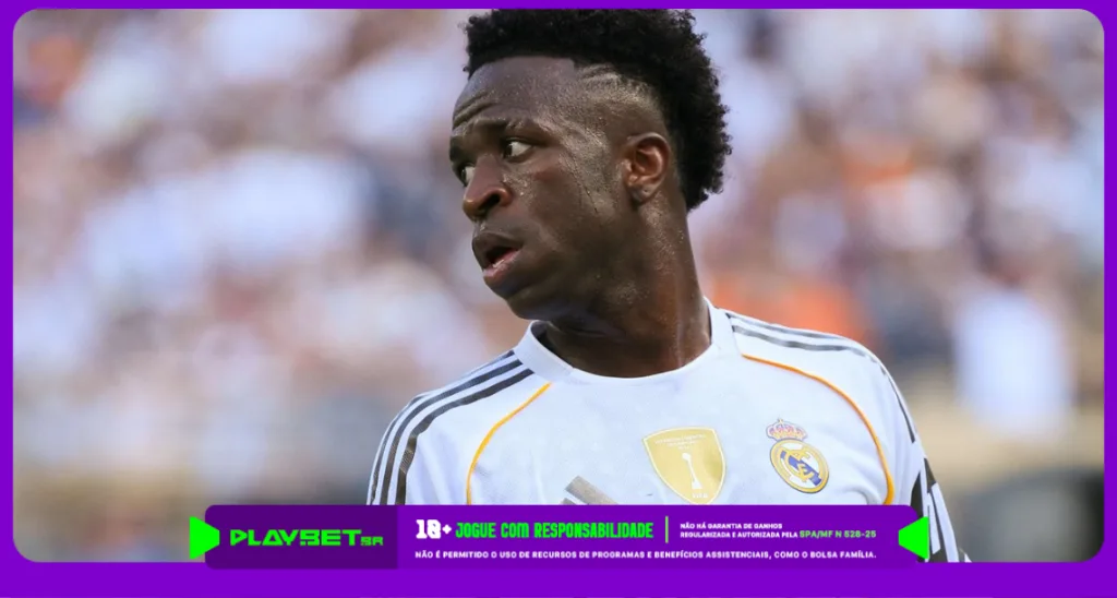 Imagem de Vini Jr, jogador do Real Madrid - Foto Divulgação