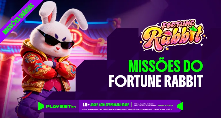 Imagem ilustrativa do jogo Fortune Rabbit, disponível da Play.Bet.br
