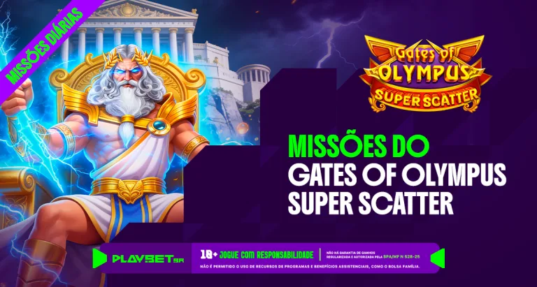 Imagem ilustrativa do jogo Gates of Olympus Super Scatter, disponível da Play.Bet.br