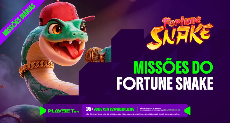 Imagem ilustrativa das Missões Play, envolvendo o jogo Fortune Snake