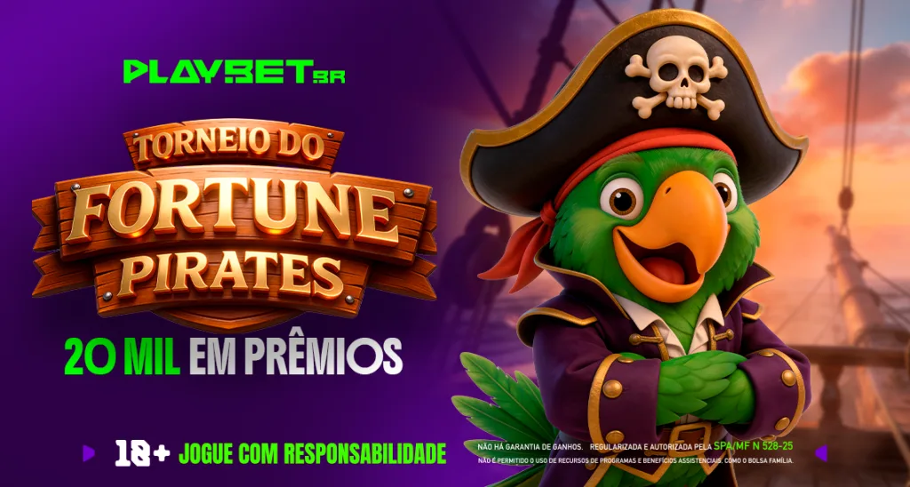 Imagem ilustrativa do Torneio Fortune Pirates, disponível na Play.Bet.br