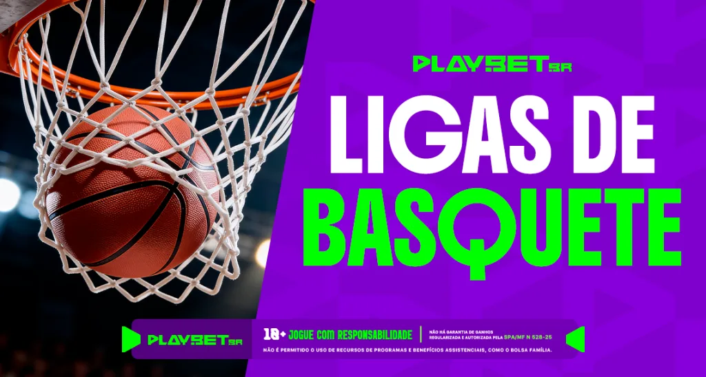 Imagem ilustrativa sobre apostas em ligas de basquete, disponíveis na Play.Bet.br.