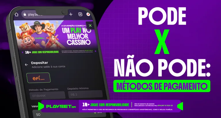 Imagem ilustrativa sobre métodos de pagamentos liberados e proibidos.