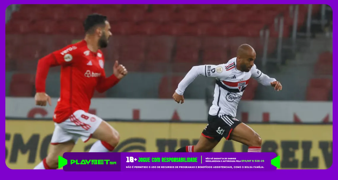 Imagem ilustrativa dos jogadores do São Paulo e Internacional. Foto: Rubens Chiri/São Paulo.