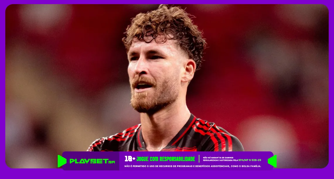 Imagem ilustrativa do jogador do Léo Pereira. Foto: Adriano Fontes/Flamengo.